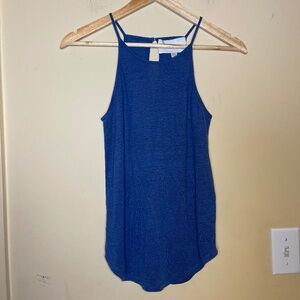 Silk Brochu Walker Blue  Top